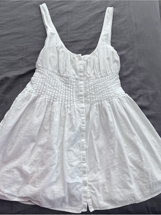 Nordstrom Dresses & Skirts - Nordstrom White Mini Button-Front Sundress